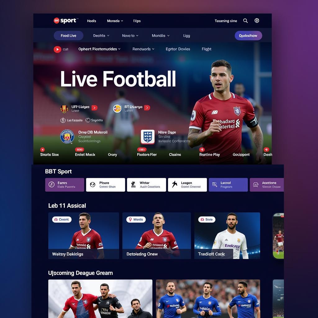 BT Live Football Website