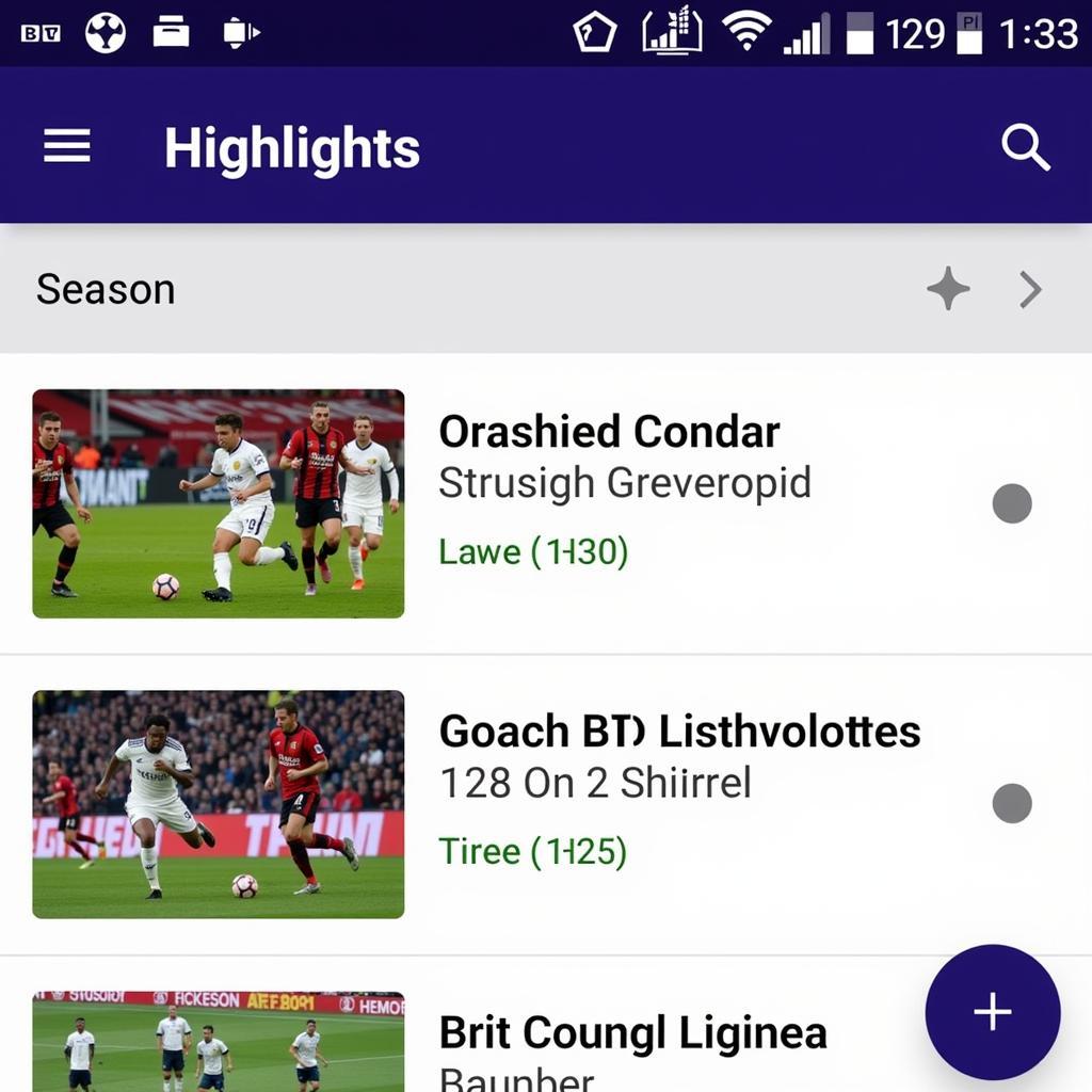 BT Sport App Football Highlights