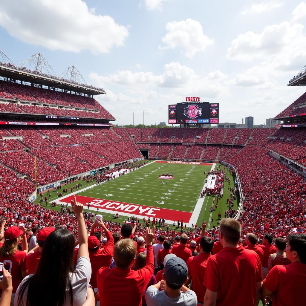 Buckeye Nation in Ohio Stadium