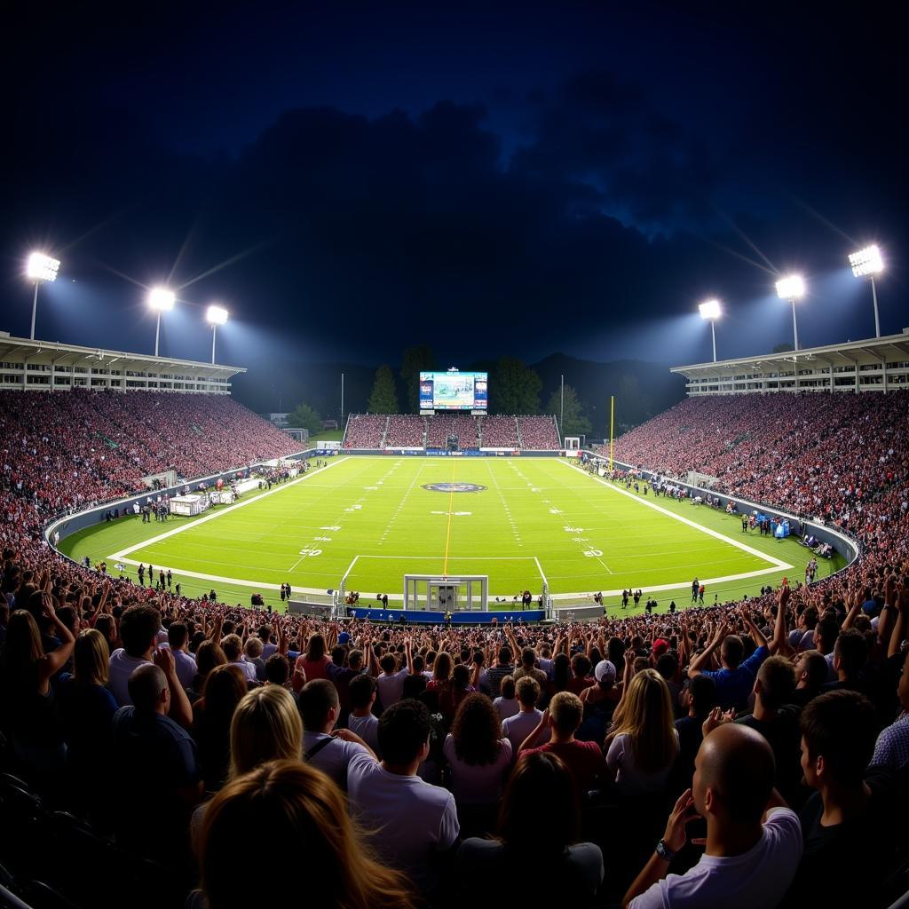 Burns High School Football Live Stream: The Crowd Goes Wild