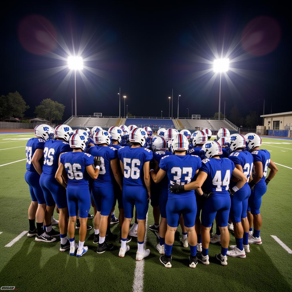 Burroughs High School Football Team in Action