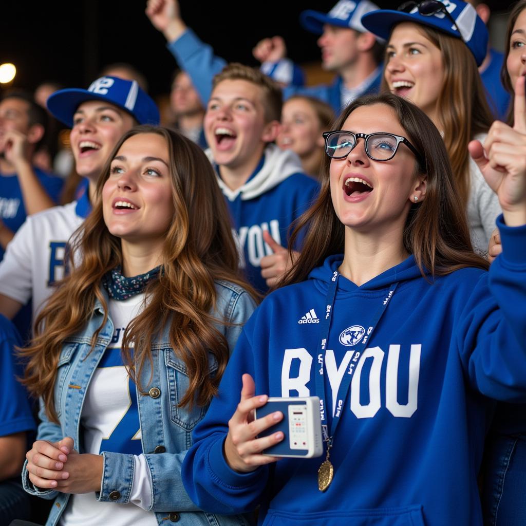 BYU Football Fans Listening to KSL Radio