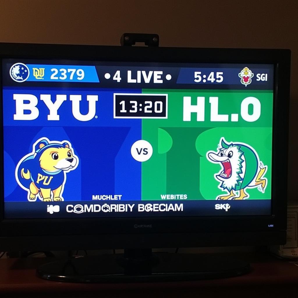 Điểm số trực tiếp BYU vs Oregon