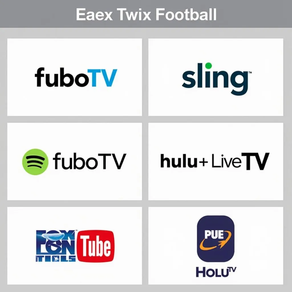 Các dịch vụ truyền hình trực tuyến cung cấp Fox Football