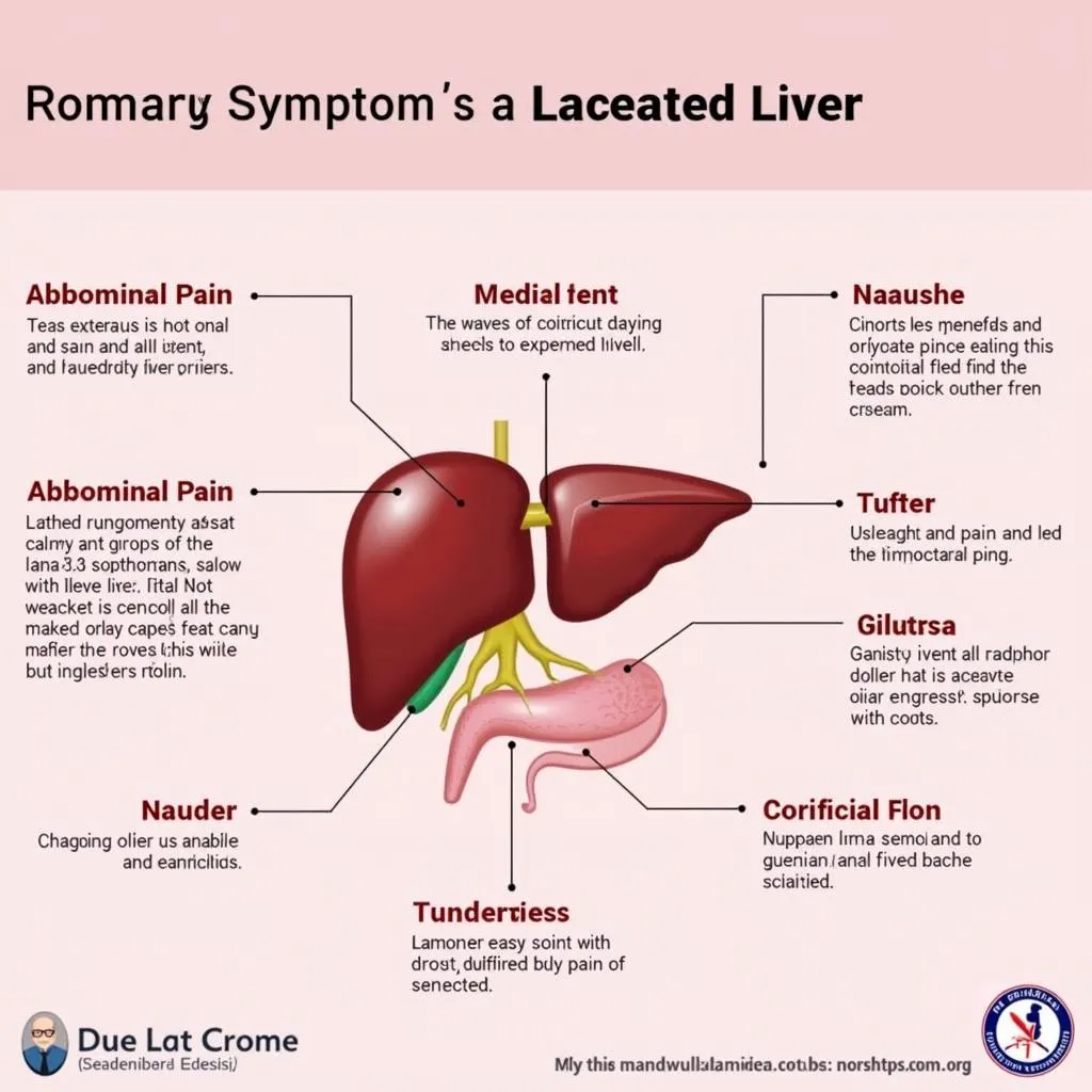 Symptoms of a Lacerated Liver in Football