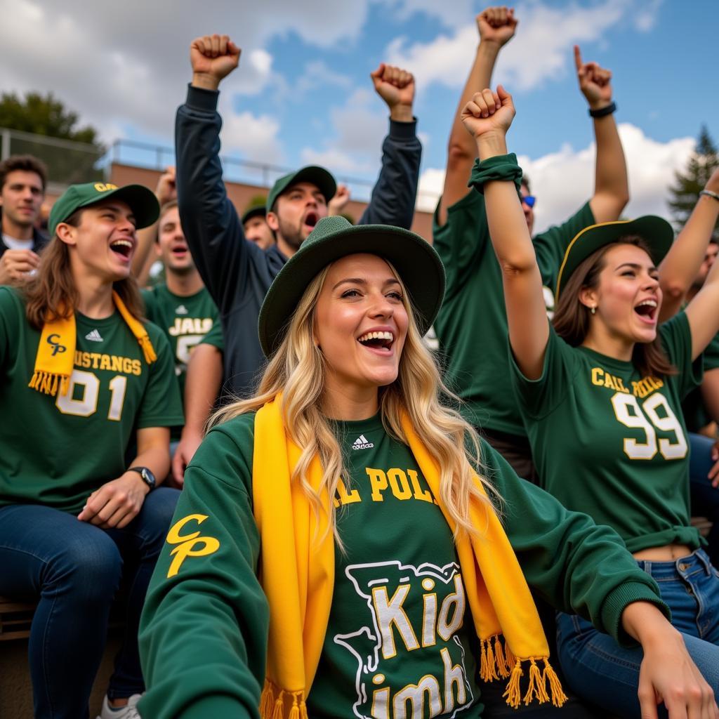 Cổ động viên bóng đá Cal Poly Mustangs