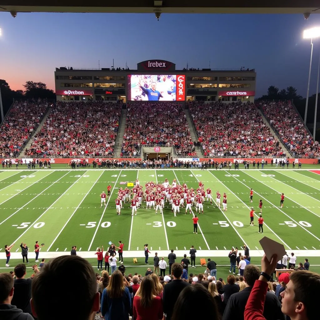 High School Football Game in California