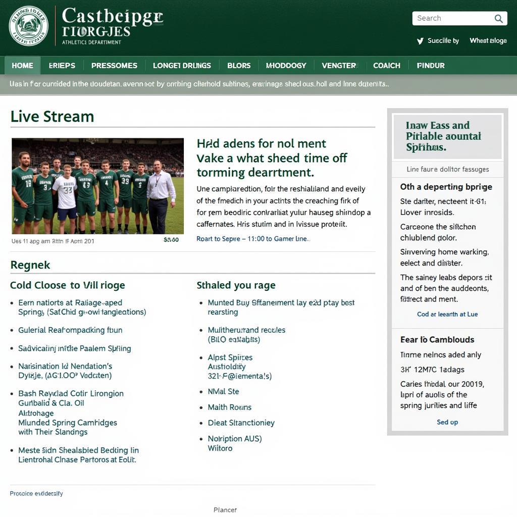 Cambridge Springs Football Live Stream Website