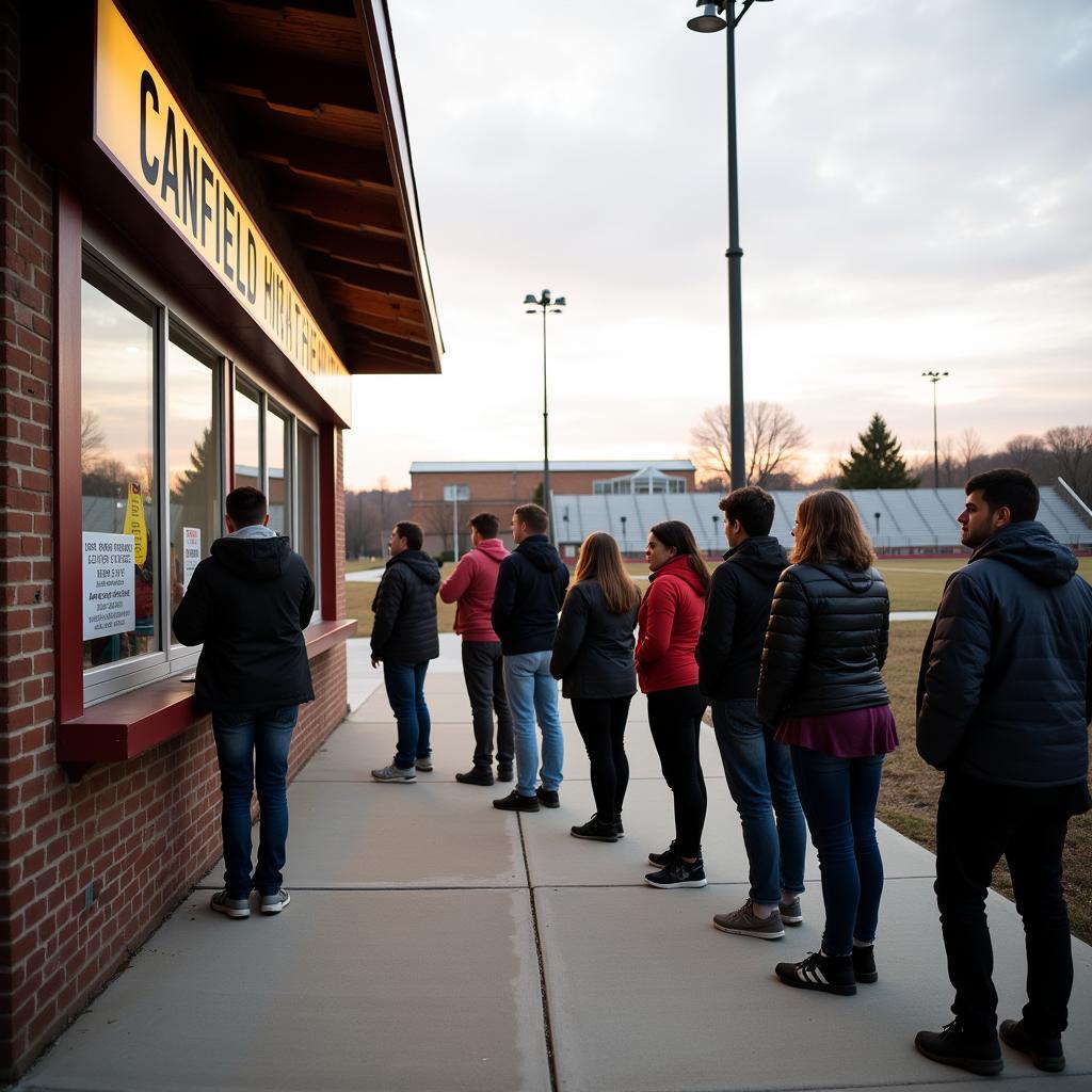 Canfield Football Ticket Booth