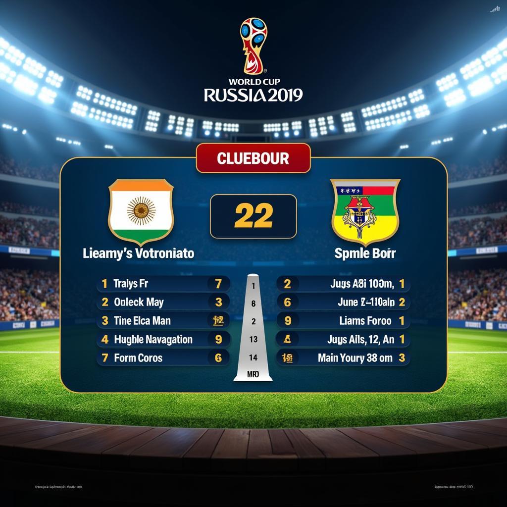 Live Football Score World Cup Update