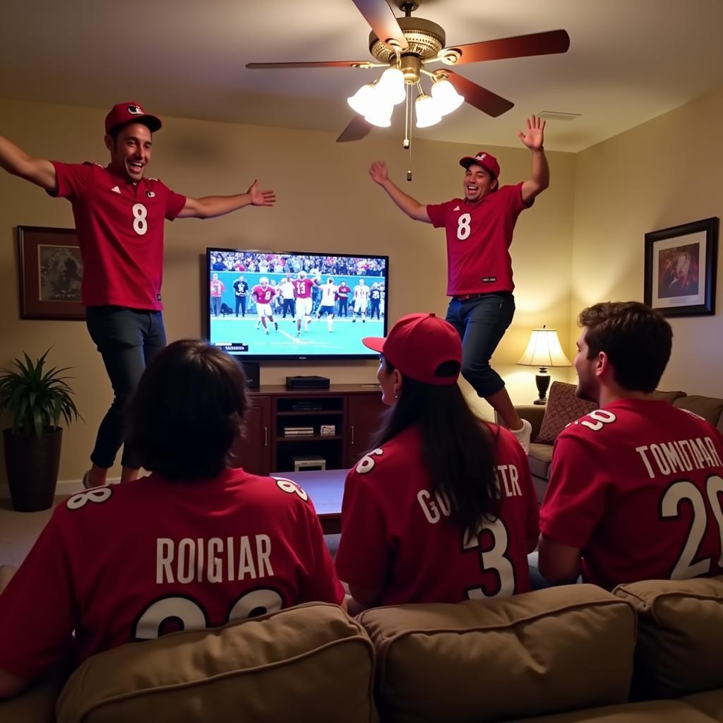 Cardinals Fans Celebrating