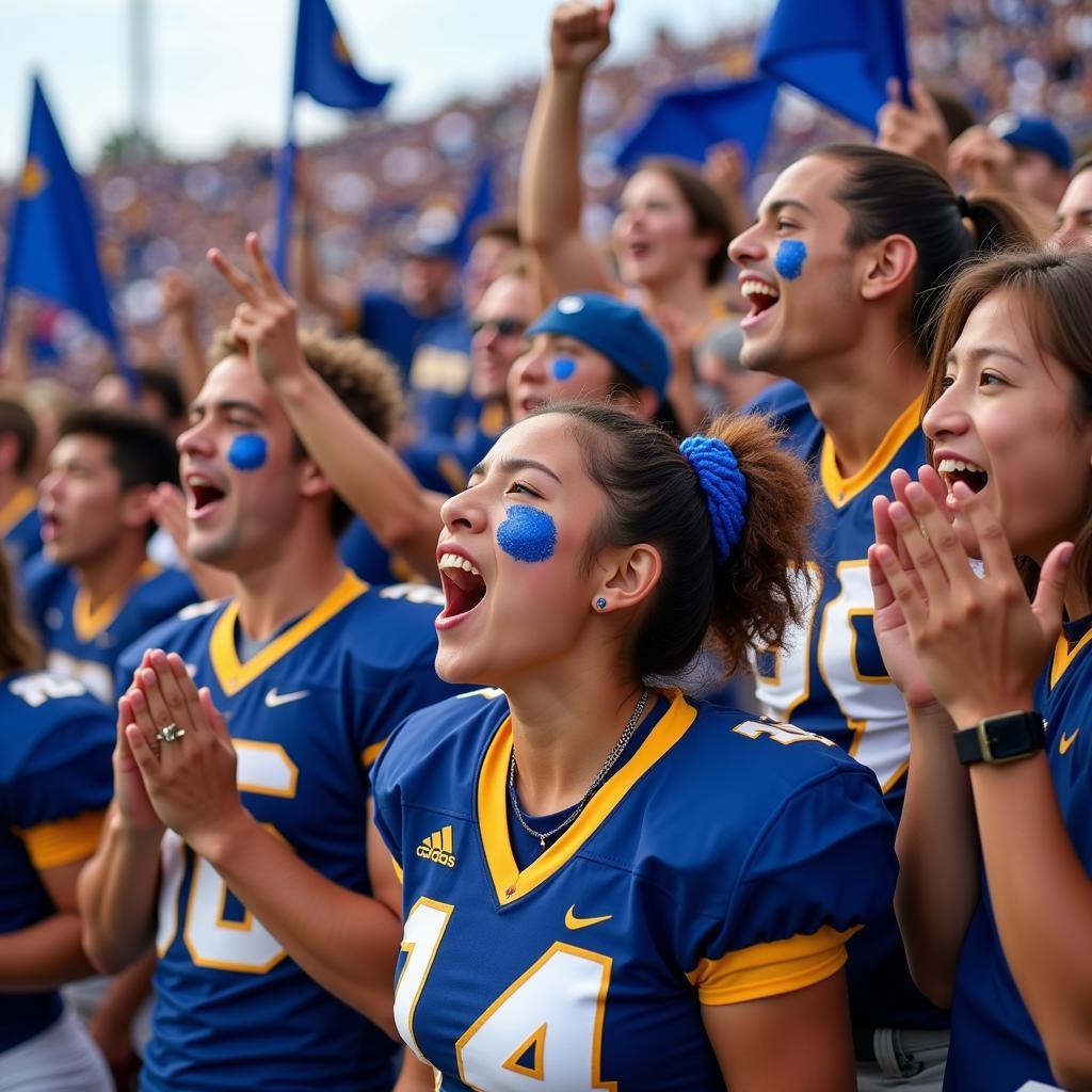 Carlsbad Football Fans Cheering