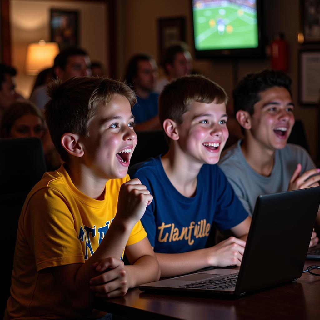 Fans watching Cartersville High School football live stream