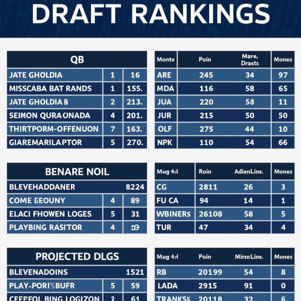 CBS Fantasy Football Draft Rankings