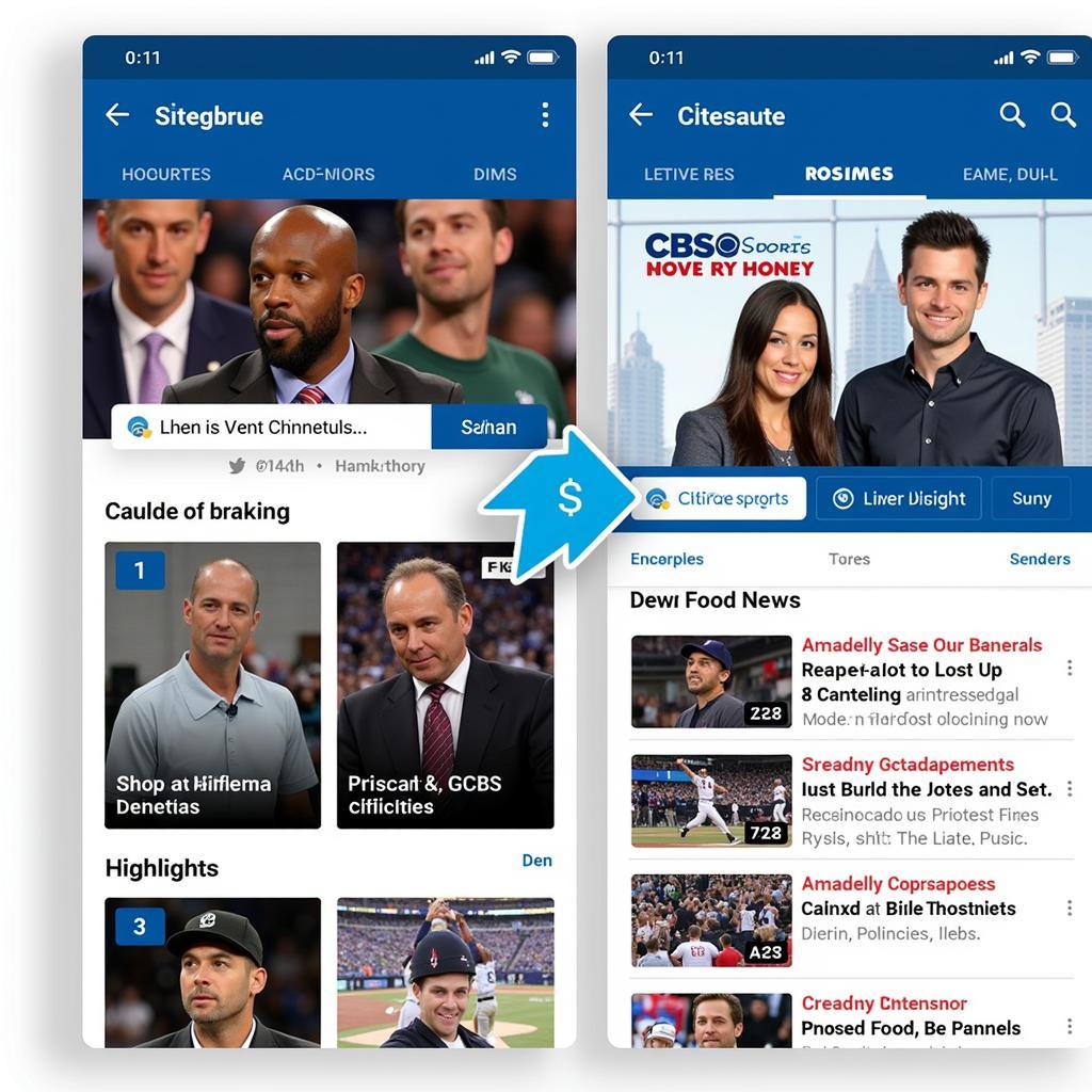 CBS Sports App Features