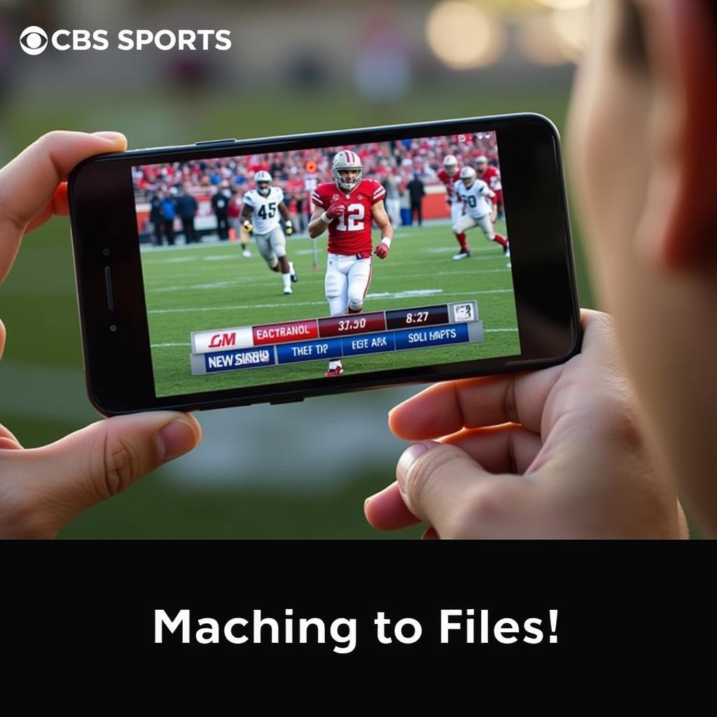 Watching Live Football on CBS Sports App