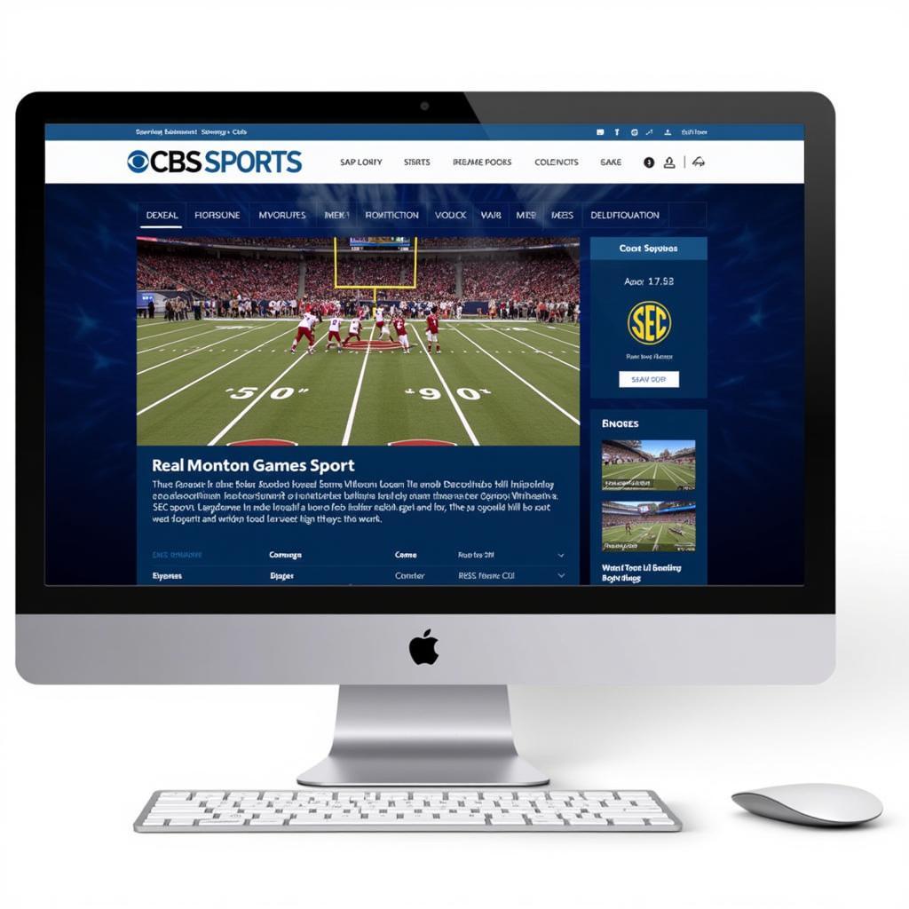 CBS Sports SEC Football Live Stream