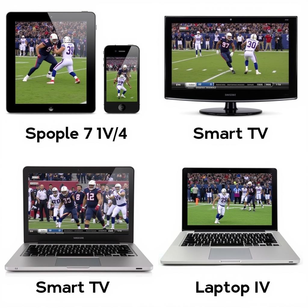 Multiple Devices for Watching CBS Football