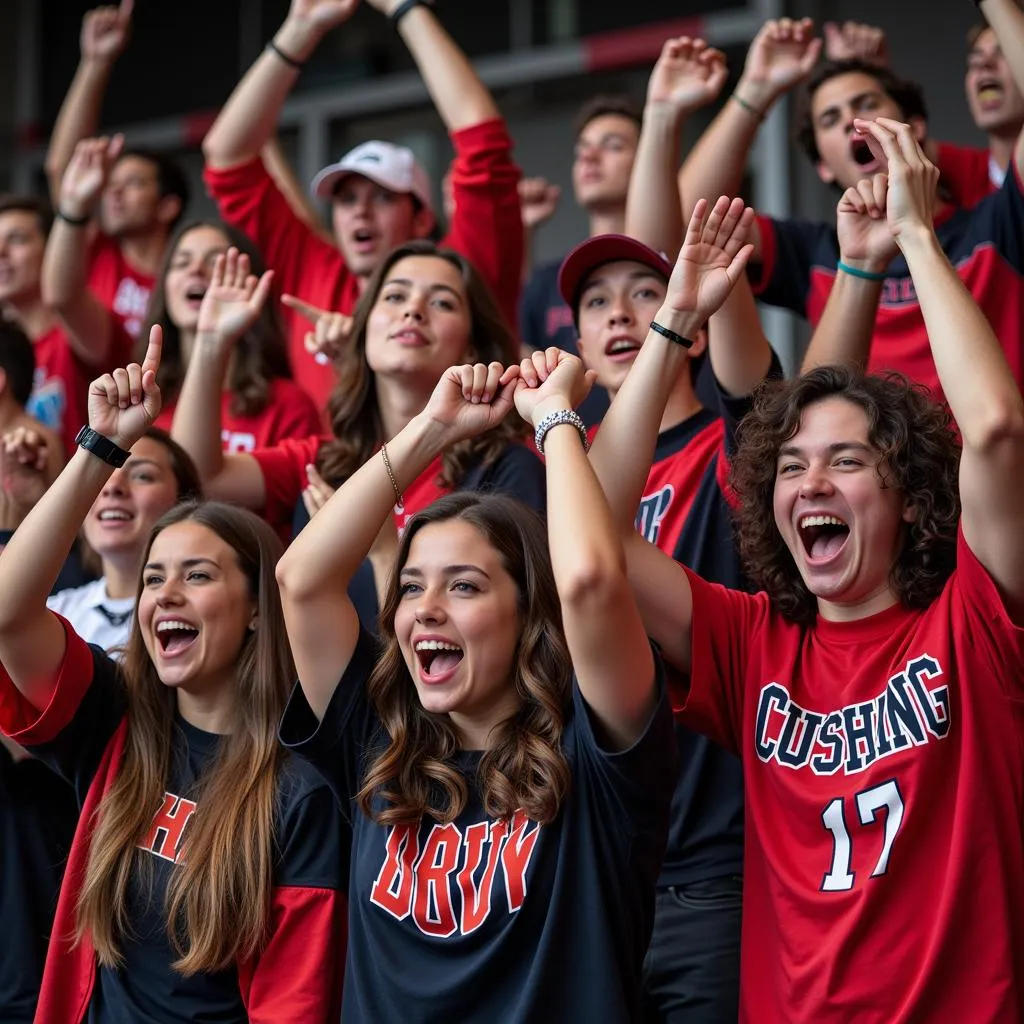 Cushing Fans Show Their Support