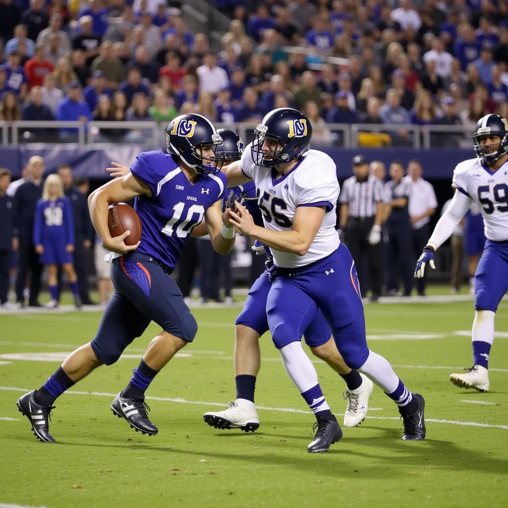 Chambersburg High School Football Game Action