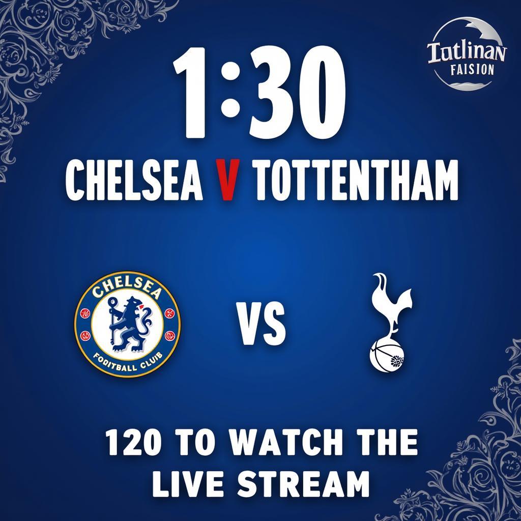 Trực tiếp Chelsea vs Tottenham