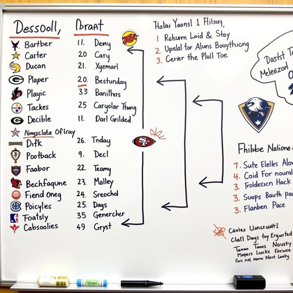 Fantasy Football Draft Strategy Board