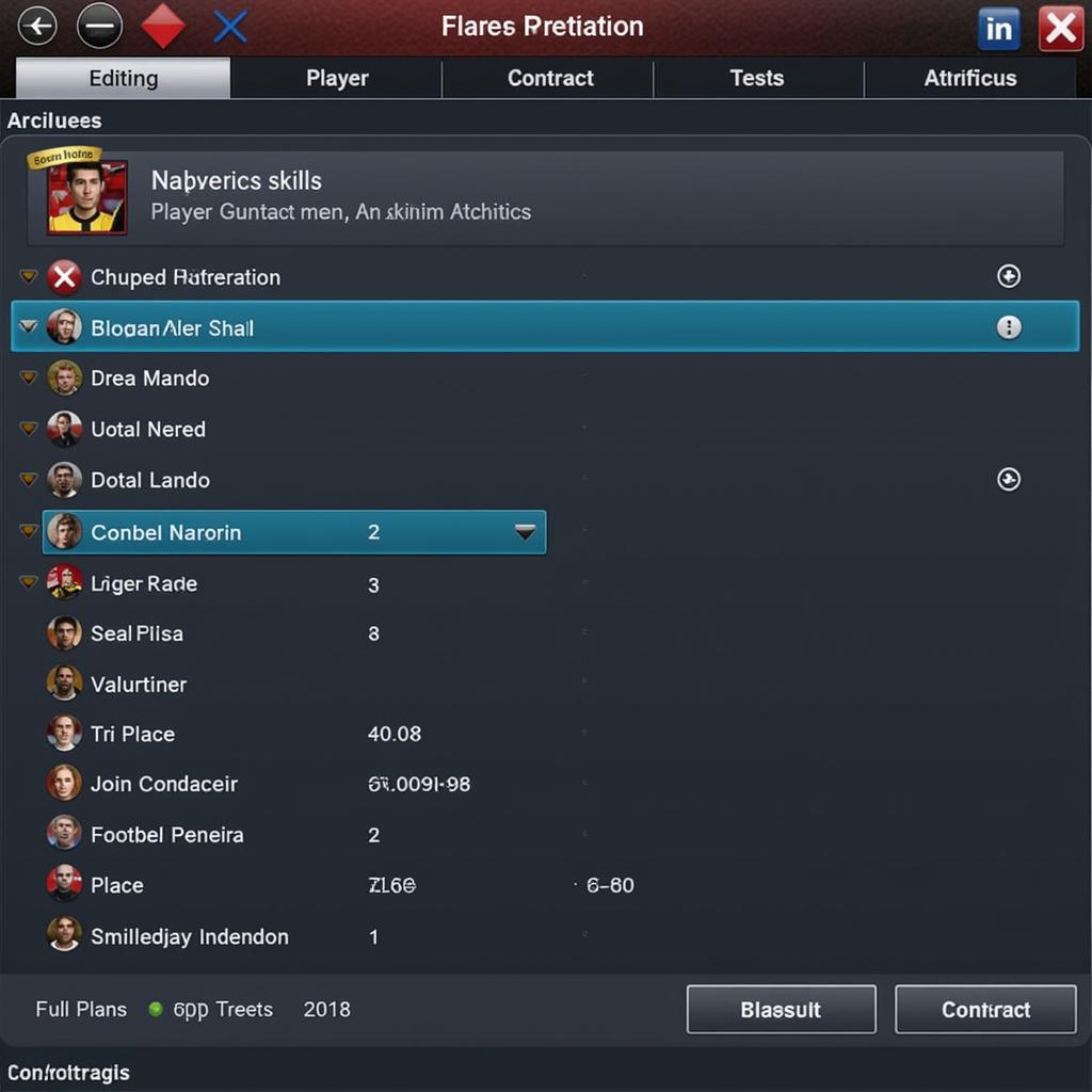 Chỉnh sửa cầu thủ trong Football Manager 2015