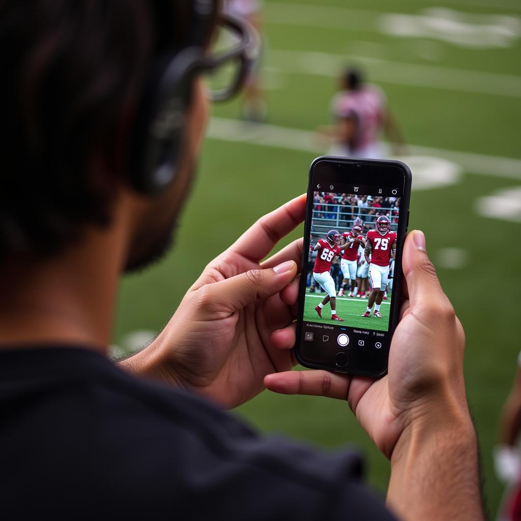 Clark Atlanta University Live Stream on Smartphone