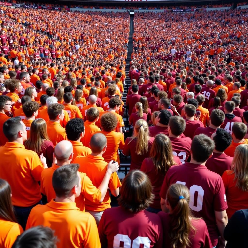 Clemson Carolina Football Rivalry - Fans