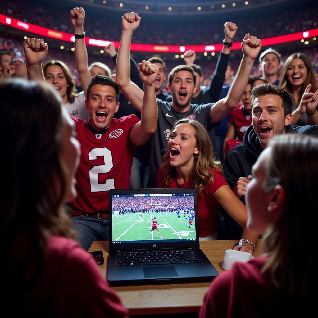 Colgate Football Live Fan Engagement