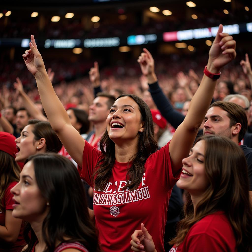 Fans Bid at College Football Auction