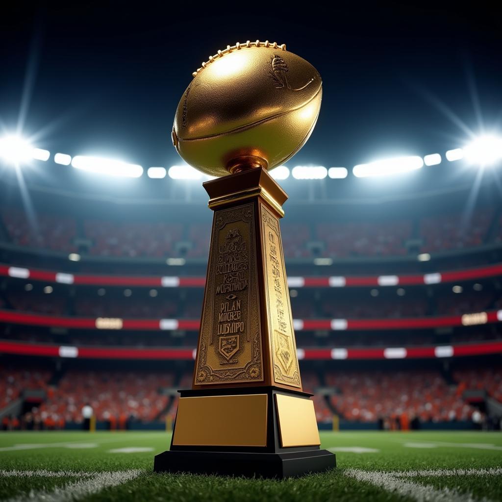 The Coveted College Football Championship Trophy