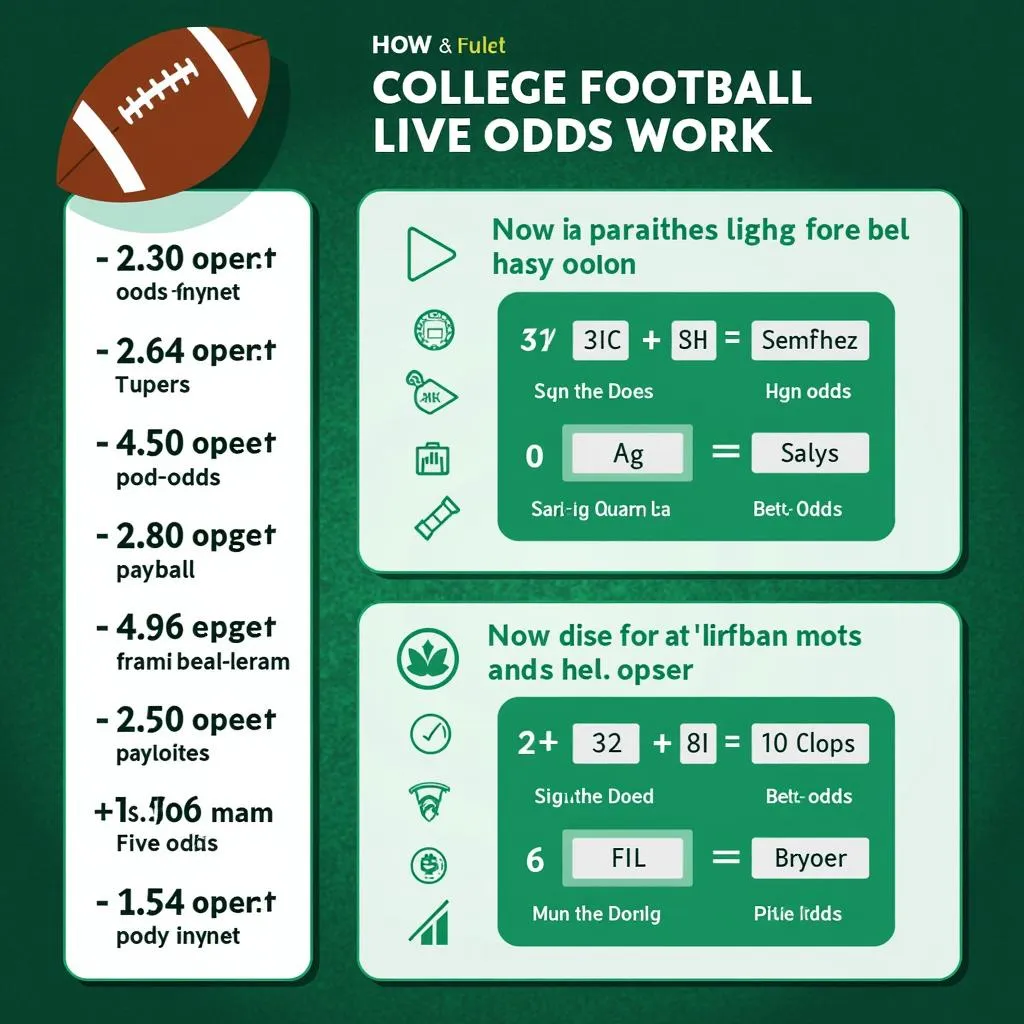 College Football Live Odds Explained