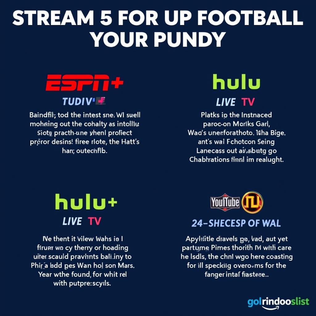 College Football Live Streaming Platforms