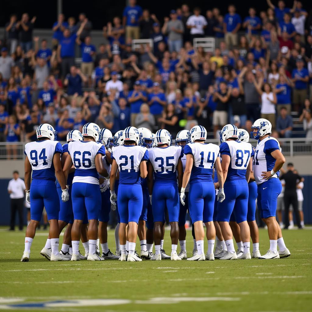 Collins Hill High School Football Team in Action