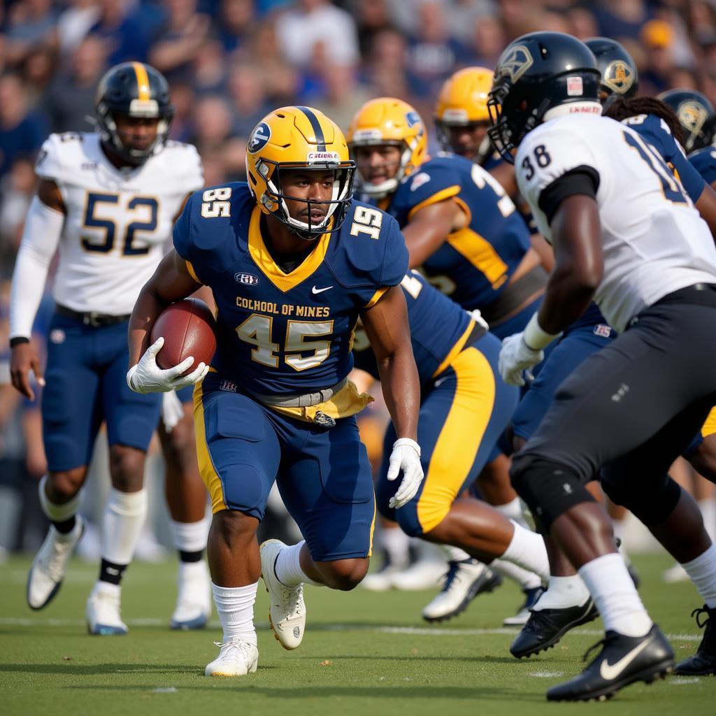 Trận đấu kịch tính của Colorado School of Mines football