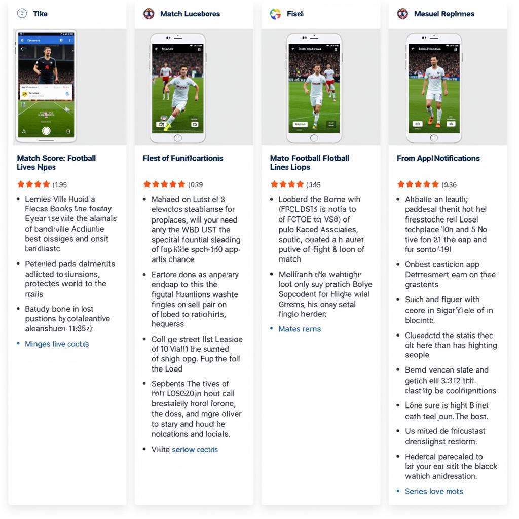 Comparing Football Live Stats Apps