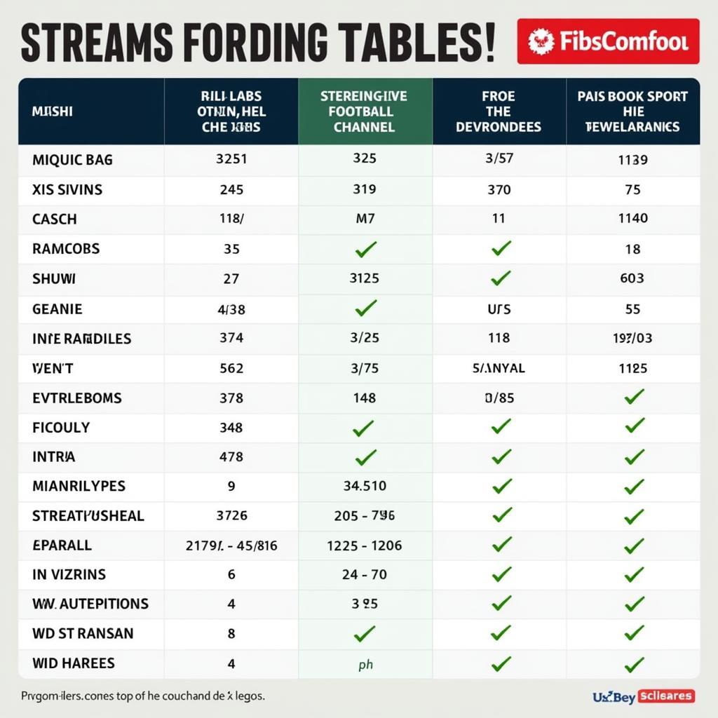 Comparing Football Streaming Services