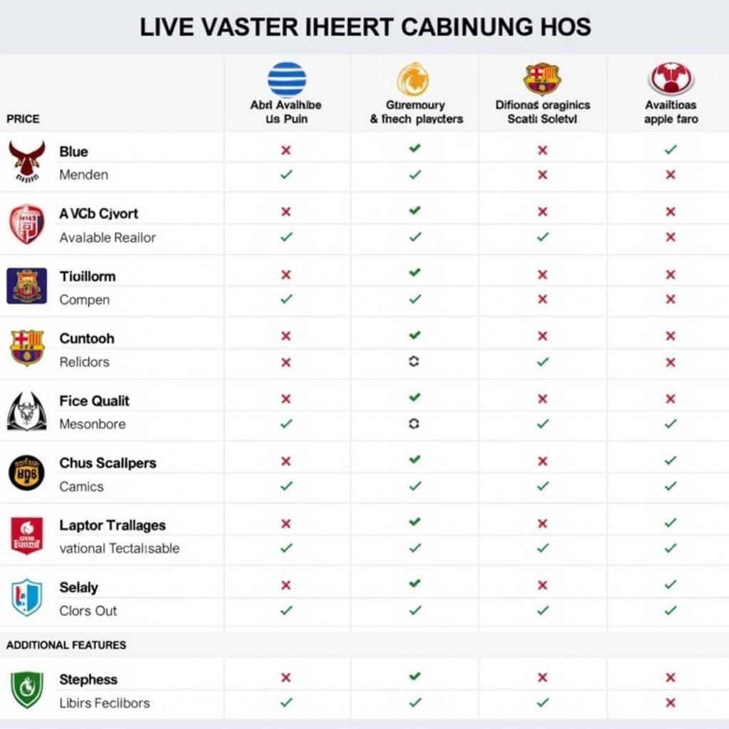 Comparing Live Football Streaming App Features