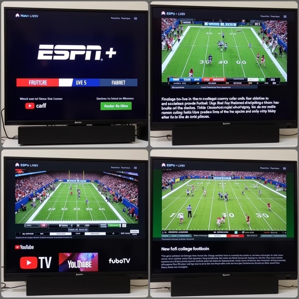 Comparing Streaming Services for College Football