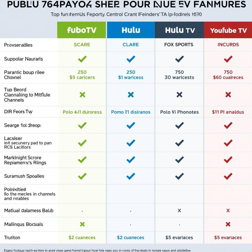 Comparing Streaming Services for College Football