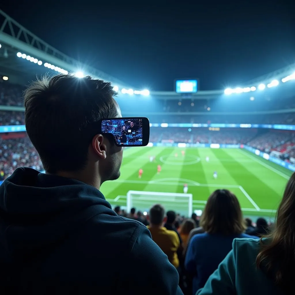 Augmented reality in football broadcasting