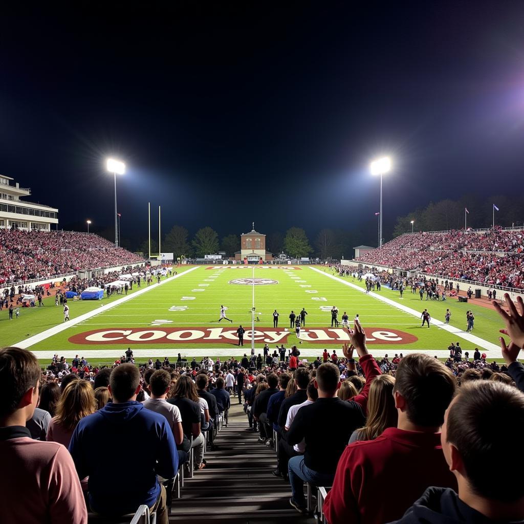 Cookeville High School Football Game in Action