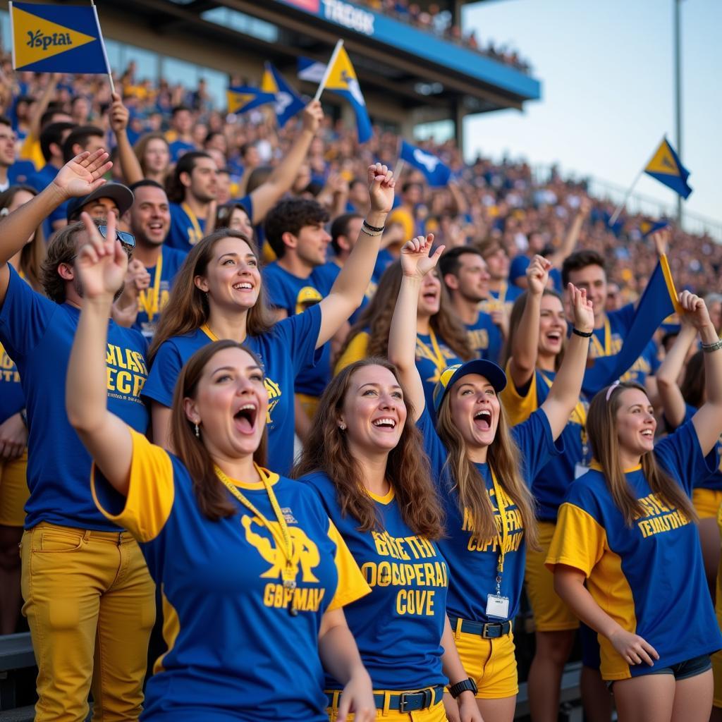 Copperas Cove Football Fans Cheering