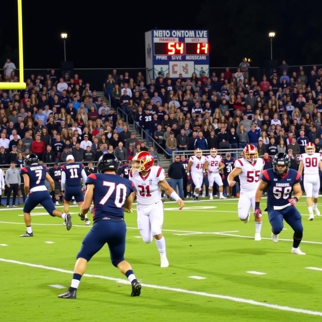 Council Rock South football team in action