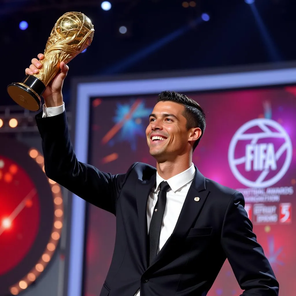 Cristiano Ronaldo nhận giải thưởng The Best FIFA Men's Player 2017