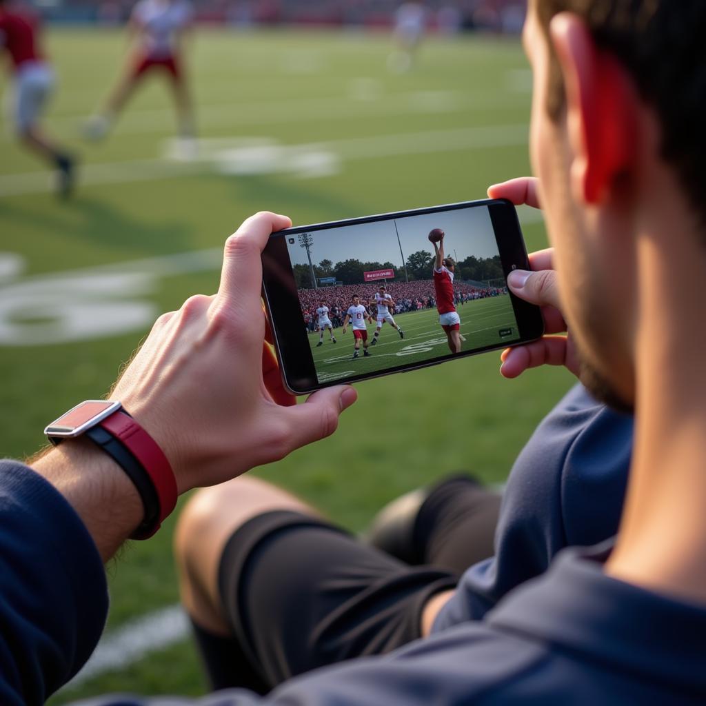 CruAthletics Football Live Stream on Mobile Devices