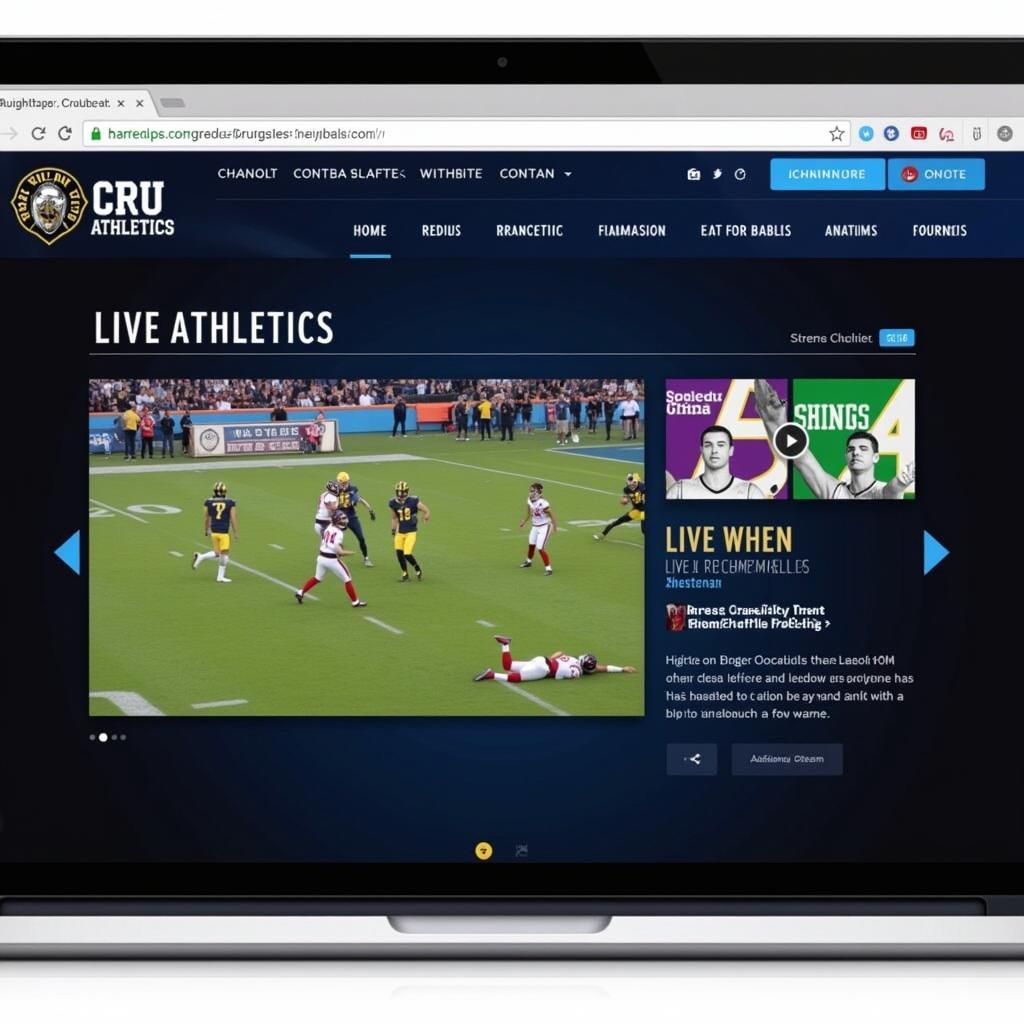 CruAthletics Football Live Stream on Official Website