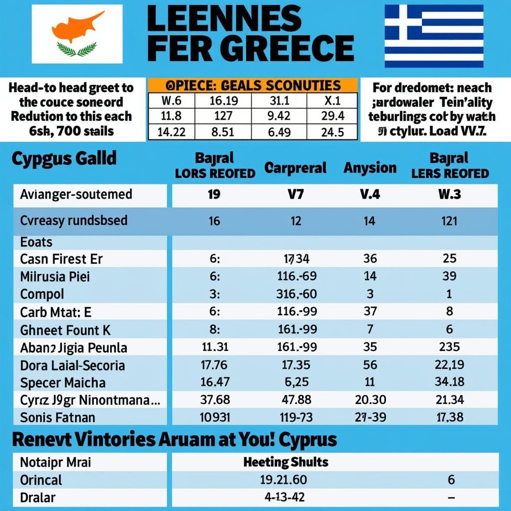 Historical Match Data between Cyprus and Greece