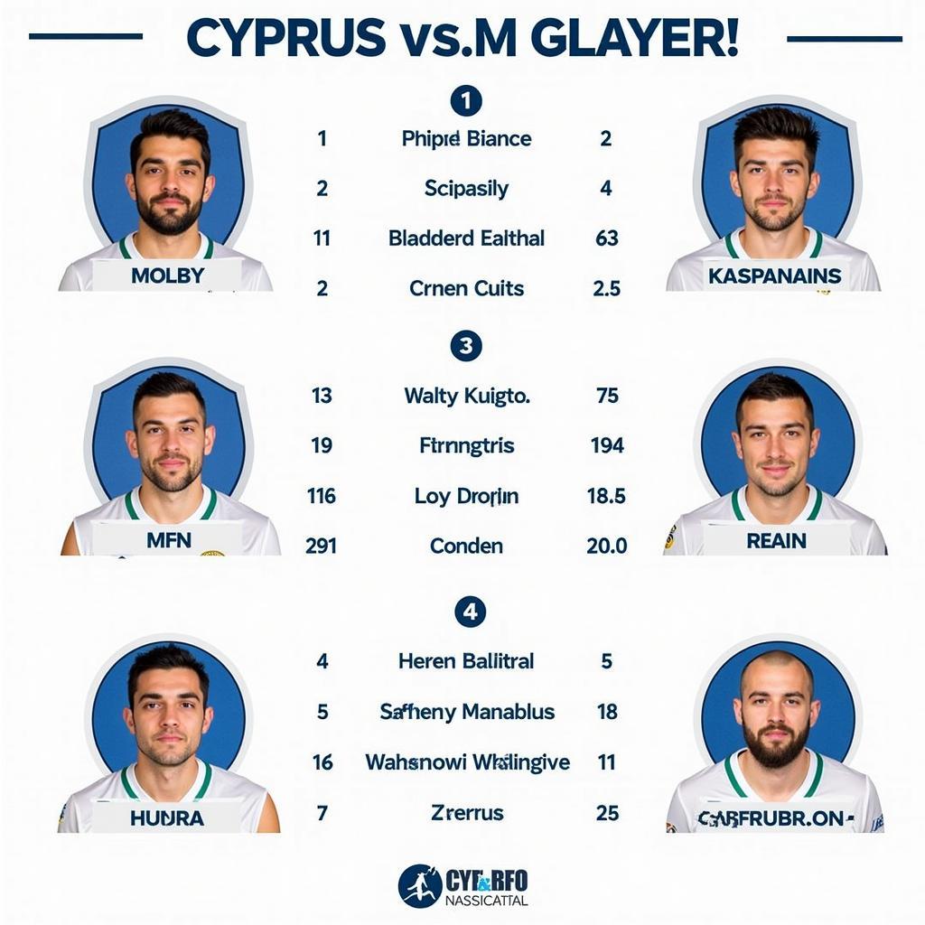 Key Player Analysis for Cyprus vs Greece